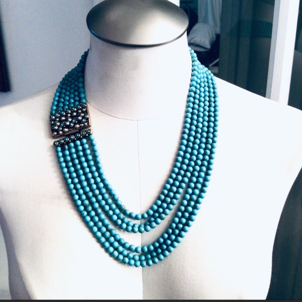 Estate Jewelry, Vintage turquoise necklace